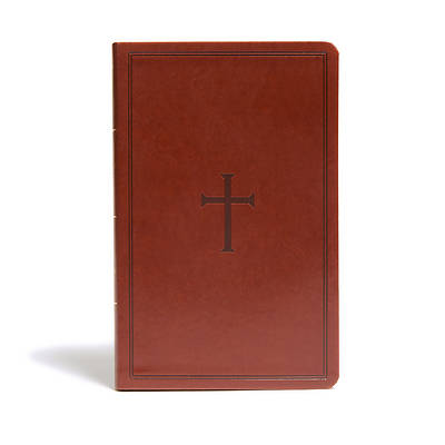 Picture of KJV Ultrathin Reference Bible, Brown Leathertouch