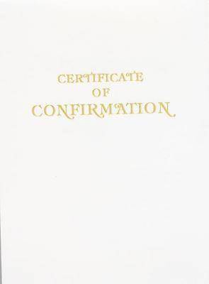 Picture of Contemporary Steel-Engraved Confirmation Certificate (Pkg of 3)