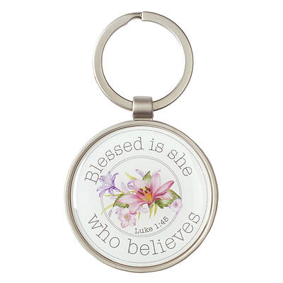 Picture of Keyring Blessed is She Who Believes Who Believes