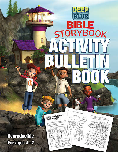 Picture of Deep Blue Bible Storybook Activity Bulletin Book - PDF Download