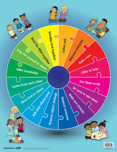 Vacation Bible School VBS 2026 #KidsConnect Create Connections Poster (17 x 22)