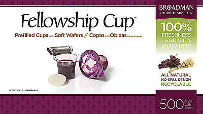 Picture of Fellowship Cup Prefilled Disposable Communion Wafer and Juice - 500 pack