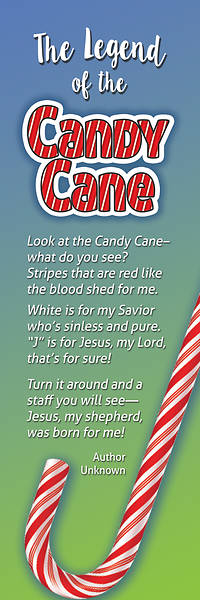 Picture of Legend of the Candy Cane Kids Christmas Bookmark