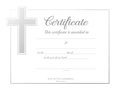 Picture of General Certificate Psalm 100:2 Pkg of 6