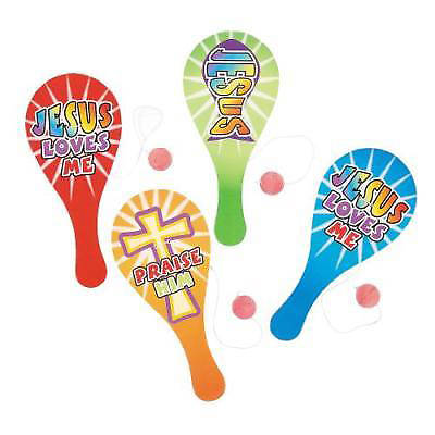 Picture of Wooden Religious Paddleball Games