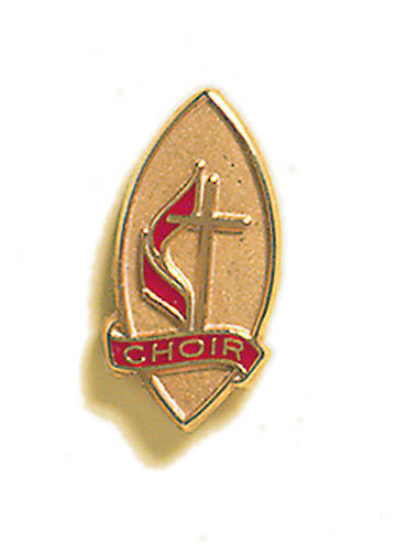Picture of United Methodist Cross and Flame Choir Pin