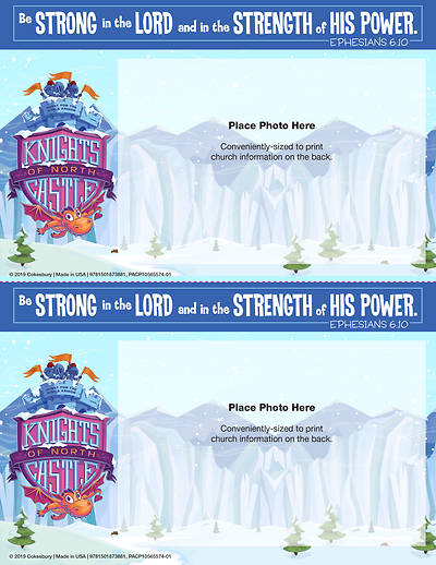 Picture of Vacation Bible School (VBS) 2020 Knights of North Castle Follow-Up Photo Frames (Pkg of 48)