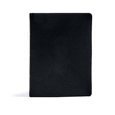 Picture of CSB Verse-By-Verse Reference, Black Premium Genuine Leather