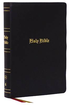 Picture of KJV Holy Bible, Super Giant Print Reference Bible, Black, Genuine Leather, 43,000 Cross References, Red Letter, Comfort Print