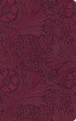 Picture of ESV Value Thinline Bible (Trutone, Raspberry, Floral Design)