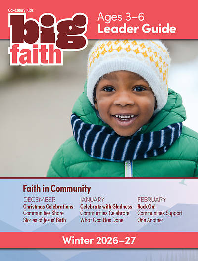 Picture of Cokesbury Kids Big Faith Winter 2026-27 Leader Guide Ages 3-6