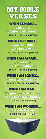 Picture of My Bible Verses Bookmark Multiple (Package of 25)