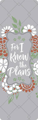 Picture of For I Know the Plans (Bookmark)