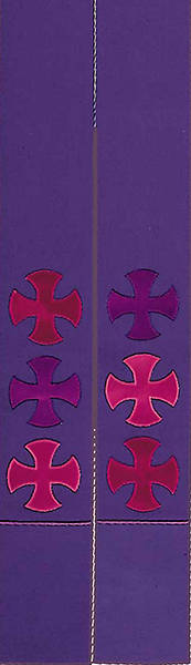 Picture of Purple St Thomas Crosses Stole