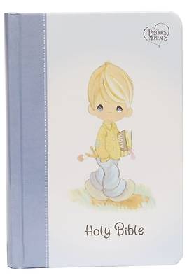 Picture of Nkjv, Precious Moments Small Hands Bible, Blue, Hardcover, Comfort Print