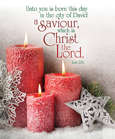 Picture of A Saviour, Christ the Lord Christmas Legal Size Bulletin