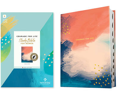 NLT Courage for Life Study Bible for Women, Filament Enabled (Hardcover, Indexed, Red Letter)