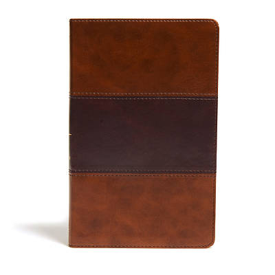 Picture of KJV Ultrathin Reference Bible, Saddle Brown Leathertouch