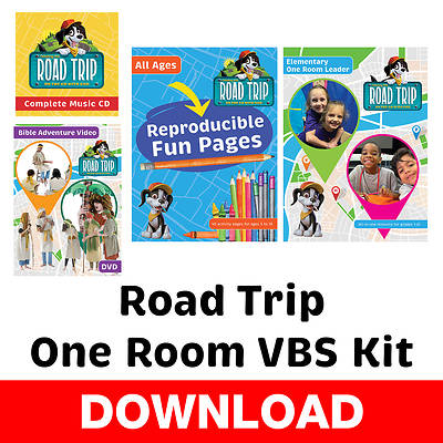 Picture of VBS 2025 Road Trip One Room VBS Digital Kit Download