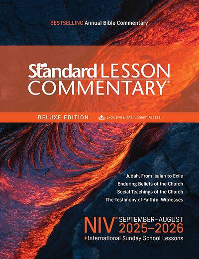 Show details for NIV Standard Lesson Commentary Deluxe 2025-2026 Picture of NIV Standard Lesson Commentary Deluxe 2025-2026