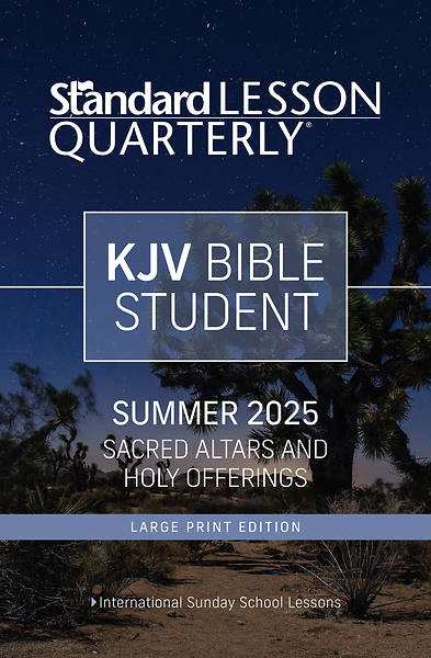 Show details for Standard Lesson Quarterly KJV Adult Student Book Large Print Summer Picture of Standard Lesson Quarterly KJV Adult Student Book Large Print Summer