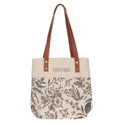 Picture of Amazing Grace Natural Canvas Tote Bag