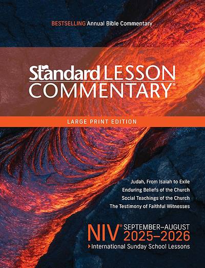 Show details for NIV Standard Lesson Commentary Large Print 2025-2026 Picture of NIV Standard Lesson Commentary Large Print 2025-2026