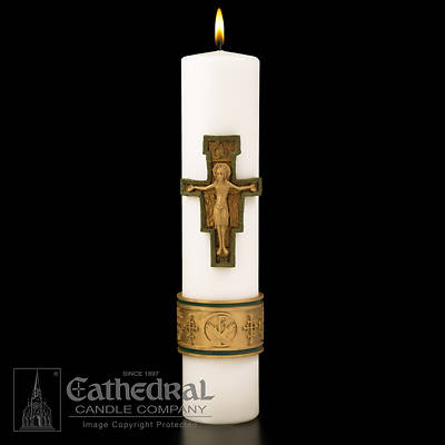 Picture of Cross of St. Francis Christ Candle