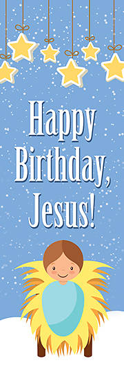 Picture of Happy Birthday Jesus! Bookmark Luke 2:11 (Package of 25)