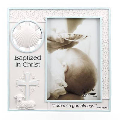 Picture of Baptized In Christ  Photo Frame Pink