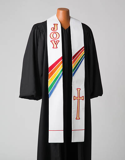 Picture of Celebration 4500 Series White Stole - 100"