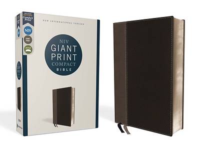 Picture of Niv, Giant Print Compact Bible, Leathersoft, Black, Red Letter Edition, Comfort Print