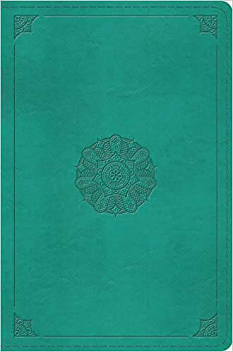 Picture of ESV Compact Bible (Trutone, Turquoise, Emblem Design)