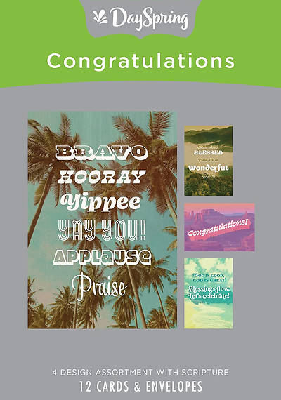 Picture of Congratulations Boxed Cards Assorted (Box 12)