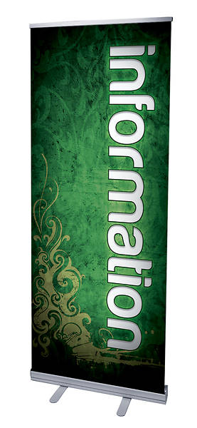 Picture of Adornment Information RollUp Banner with Stand