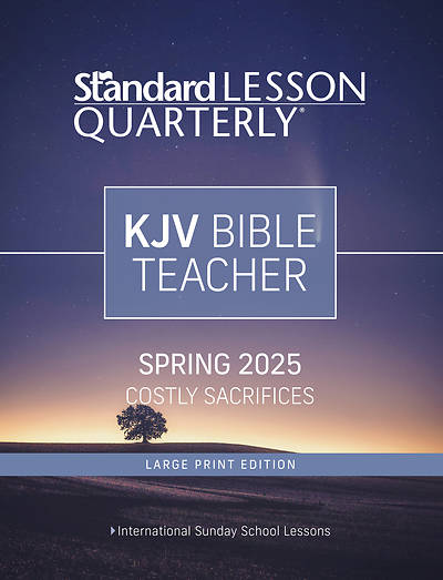 Picture of Standard Lesson Quarterly KJV Adult Teacher Book Large Print Spring