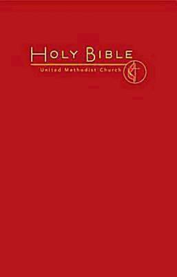Picture of CEB Common English Large Print Pew Bible, Dark Red UMC Emblem