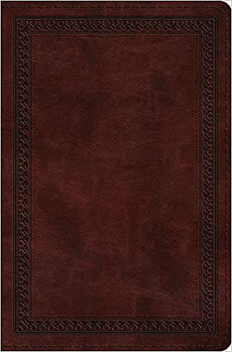 Picture of ESV Compact Bible (Trutone, Mahogany, Border Design)