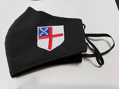 Picture of Episcopal Shield Black Face Mask - Large Size