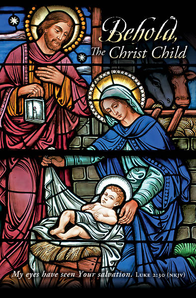 Picture of Behold the Christ Child Christmas Regular Size Bulletin