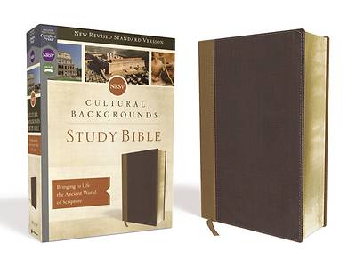 Picture of NRSV Cultural Backgrounds Study Bible, Leathersoft, Tan/Brown, Comfort Print