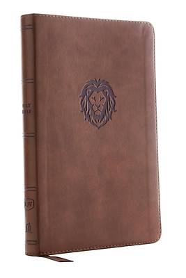 Picture of Kjv, Thinline Bible Youth Edition, Leathersoft, Brown, Red Letter Edition, Comfort Print