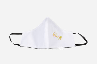 Picture of Clergy White Face Mask - Small Size