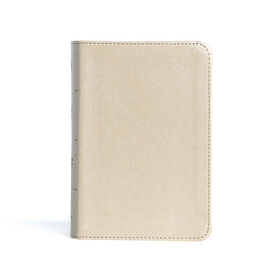 Picture of CSB Large Print Compact Reference Bible, Gold Leathertouch