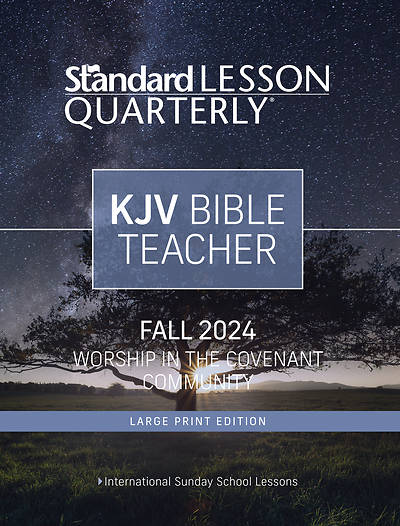 Picture of Standard Lesson Quarterly KJV Adult Teacher Book Large Print Fall