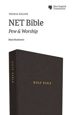 Picture of NET Bible Pew & Worship, Black Hardcover, Comfort Print