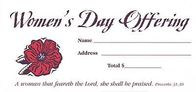 Picture of Women's Day Offering Envelope - Pack of 100
