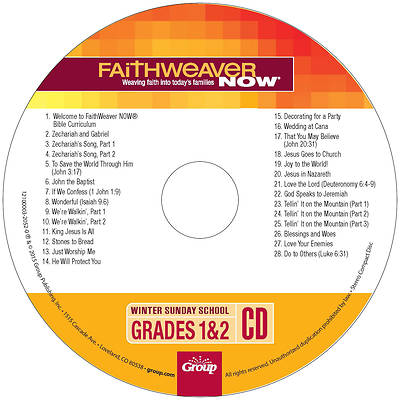 Picture of FaithWeaver Now Grade 1-2 CD Winter 2024-25