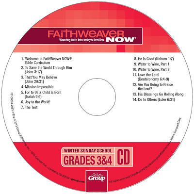Picture of FaithWeaver Now Grade 3-4 CD Winter 2024-25