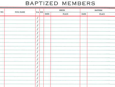 Picture of Register of Baptisms #32